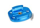 G TMC Alum Flat Surface Mount Tripod 4 Hole Ver ( Blue)